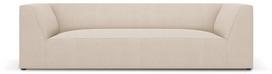 Sofa Micadoni Home Ruby, kreminė/smėlio, 232 x 92 cm x 69 cm