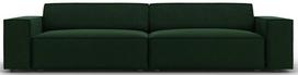 Sofa Micadoni Home Jodie 4 Seats Sofa, tamsiai žalia, 244 x 102 cm x 70 cm