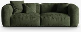 Modulinė sofa Micadoni Martina, tamsiai žalia, 240 x 106 cm x 75 cm
