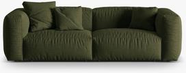 sofa micadoni martina - Modulinė sofa Micadoni Martina, tamsiai žalia, 240 x 106 cm x 75 cm - 2 nuotrauka
