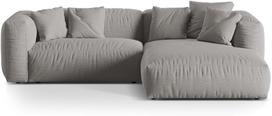 Modulinė sofa Micadoni Martina Boston, šviesiai pilka, dešininė, 283 x 176 cm x 75 cm