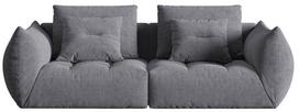 Modulinė sofa Micadoni Bloom, pilka, 232 x 106 cm x 95 cm