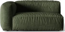 Modulinė sofa Micadoni Martina Velvet, žalia, kairinė, 160 x 106 cm x 75 cm