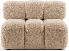 Modulinė sofa Micadoni Bellis Rolf 2, smėlio ruda, 94 x 94 cm x 70 cm