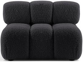 Modulinė sofa Micadoni Bellis Rolf 8, grafito, 94 x 94 cm x 70 cm