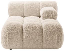Modulinė sofa Micadoni Bellis, šviesiai smėlinė, dešininė, 155 x 94 cm x 70 cm