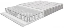 Čiužinys Sendeko High Pocket Spring Air XL, 200 cm x 180 cm, vidutinio kietumo