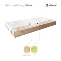 Čiužinys Milano Medicott Silver, 200 cm x 140 cm, vidutinio kietumo