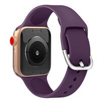 raudona apyranke - Hurtel Silicone Strap for Apple Watch Ultra / 9 / 8 / 7 / 6 / 5 / 4 / 3 / 2 / SE Raudonas (Red) - 3 nuotrauka