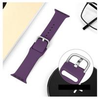 raudona apyranke - Hurtel Silicone Strap for Apple Watch Ultra / 9 / 8 / 7 / 6 / 5 / 4 / 3 / 2 / SE Raudonas (Red) - 6 nuotrauka