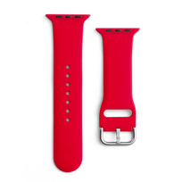 raudona apyranke - Hurtel Silicone Strap for Apple Watch Ultra / 9 / 8 / 7 / 6 / 5 / 4 / 3 / 2 / SE Raudonas (Red) - 8 nuotrauka