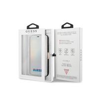 senukai iphone - Guess Iridescent Book Case For Apple iPhone 11 Pro Silver - 1 nuotrauka