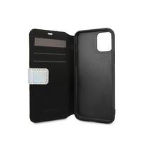senukai iphone - Guess Iridescent Book Case For Apple iPhone 11 Pro Silver - 4 nuotrauka