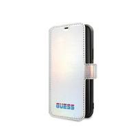 senukai iphone - Guess Iridescent Book Case For Apple iPhone 11 Pro Silver - 6 nuotrauka