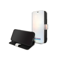 senukai iphone - Guess Iridescent Book Case For Apple iPhone 11 Pro Silver - 11 nuotrauka