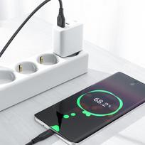 usb a usb c pakrovejas - Acefast C3-04 Black - 4 nuotrauka
