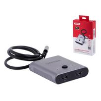 4k 144hz - Unitek USB-C dvipusis signalų perjungiklis 2 in 1 out 4K - 10 nuotrauka
