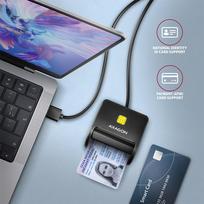 korteliu skaitytuvas microsd - ID-smart card reader Axagon USB-A 4-slots - 5 nuotrauka