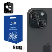 iphone kameros apsauga - Apsauginis stikliukas kamerai 3mk Lens Pro Apple iPhone 15 Pro juodas - 1 nuotrauka