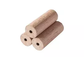 briketai 10 kg - Medienos pjuvenų briketai NESTRO, 10 kg - 1 nuotrauka
