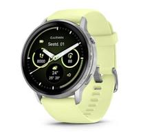 laikrodis sidabrines - Garmin Venu 4 45mm Silver (Sidabrinis) su Citron Silicone band - 2 nuotrauka