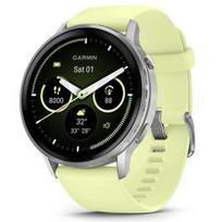 laikrodis sidabrines - Garmin Venu 4 45mm Silver (Sidabrinis) su Citron Silicone band - 3 nuotrauka