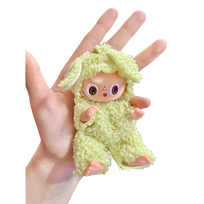 NAUJIENA! Išskirtinės išvaizdos Labubu the monsters žaislas - žalias