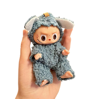 NAUJIENA! Išskirtinės išvaizdos Labubu the monsters žaislas - t.mėlynas