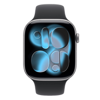 apple watch series 11 42 - Apple Watch Series 11 42mm GPS + Cellular Kosminė pilka (Space Grey) su Juodas (Black) Sport Band - 3 nuotrauka