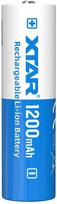 cr123 - Xtar 14500 (AA) Li-Ion 1200mAh 3.6V akumuliatorius su PCB - 1 nuotrauka