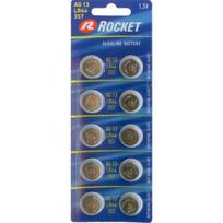 lr44 a76 - Rocket AG13 LR44 Alkaline Baterijos 10 vnt. - 2 nuotrauka