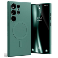 Mercury "MagSafe Semi-Silicone Case for Samsung Galaxy S24 Ultra" Žalias (Green)