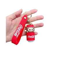 labubu pakabukas - NAUJIENA! Labubu monsters raktu pakabukas - CocaCola - 3 nuotrauka