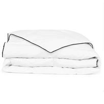 koldra - Antklodė vidaXL, pūkinė, žieminė, 200x220 cm, balta (White) - 2 nuotrauka