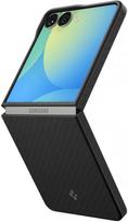 aramid deklas - Spigen "AirSkin Aramid Case for Samsung Galaxy Z Flip 7" Juodas (Black) - 2 nuotrauka
