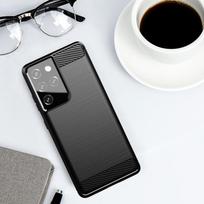 s21 telefonas samsung - Hurtel "Carbon Case for Samsung Galaxy S21 Ultra 5G" Mėlynas (Blue) - 2 nuotrauka