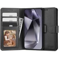telefono deklai atverciami samsung - Tech-Protect "Wallet Case for Samsung Galaxy S24 Ultra" Juodas (Black) - 2 nuotrauka