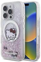 Hello Kitty "Liquid Glitter Sweet Kitty Bows MagSafe Case for Apple iPhone 16 Pro" Baltas (White)