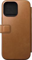 nomad iphone 16 - Nomad "Modern Leather Folio for iPhone 16 Pro" Angliškas Tan-C (English Tan-C) - 2 nuotrauka