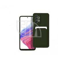 samsung galaxy a53 deklas - Forcell "CARD Case for Samsung Galaxy A53 5G" Žalia (Green) - 1 nuotrauka