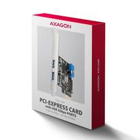 rs232 pci - Axagon PCEU-232RS PCIe kortelė 2+2x USB 5Gbps prievadas, SATA maitinimas, Juoda (Black) - 6 nuotrauka