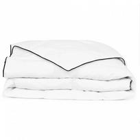 koldra - Antklodė vidaXL, pūkinė, žieminė, 200x220 cm, balta (White) - 3 nuotrauka