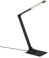 juoda stalo lempa - Trio Travis LED Stalinis Šviestuvas, Juodas (Black) - 1 nuotrauka