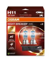 lempute - Osram Night Breaker 220 H11 55W 12V, 2 vnt. - 1 nuotrauka