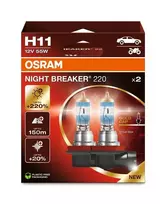 lempute - Osram Night Breaker 220 H11 55W 12V, 2 vnt. - 3 nuotrauka