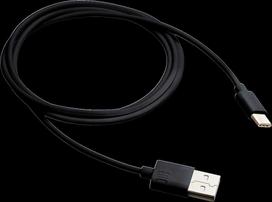 type c pakrovejas - Duracell USB To USB Type-C Cable 1m Black - 2 nuotrauka