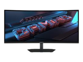 monitorius gigabyte 34 - Gigabyte GS34WQC A 34", WQHD, lenktas, Juodas (Black) - 1 nuotrauka