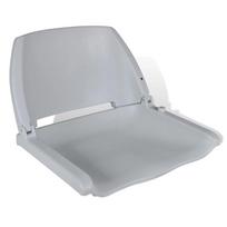baidares sedynes - vidaXL Valties sėdynė su atlošu Pilka (Grey) - 1 nuotrauka