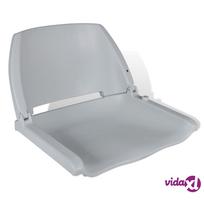 baidares sedynes - vidaXL Valties sėdynė su atlošu Pilka (Grey) - 2 nuotrauka
