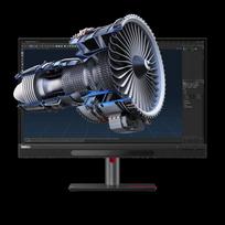 monitorius 27 3840x2160 - Lenovo ThinkVision 27 3D 27", IPS, 4K, Juodas (Black) - 4 nuotrauka